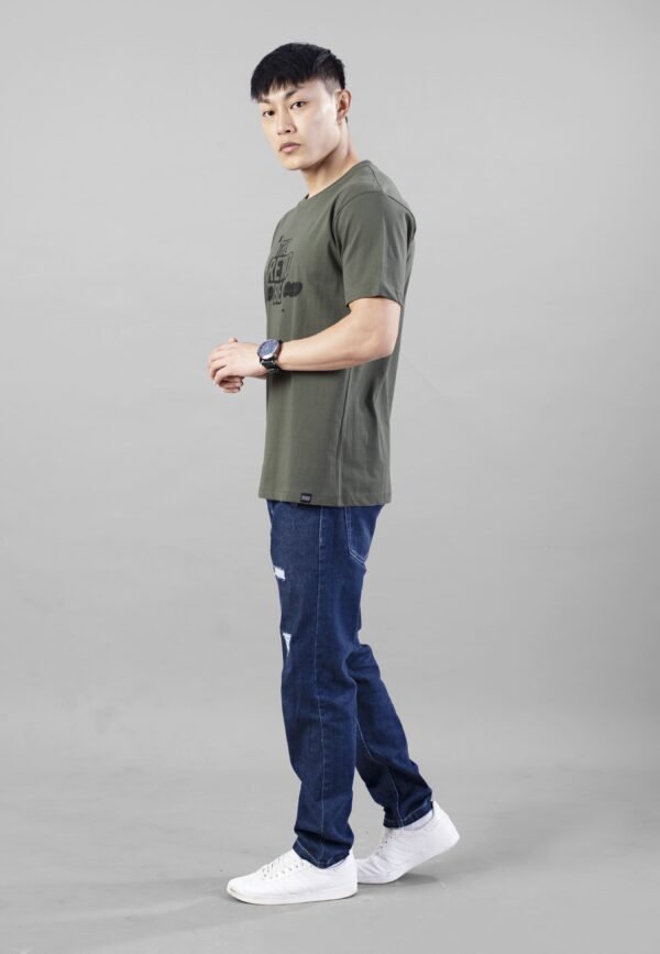 Olive Green Retro Beat - Image 2